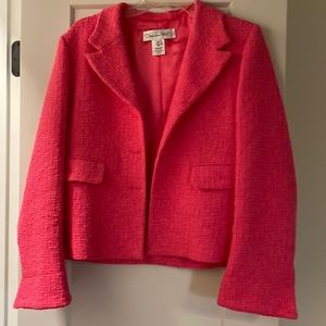 Oscar de la renta tweed blazer